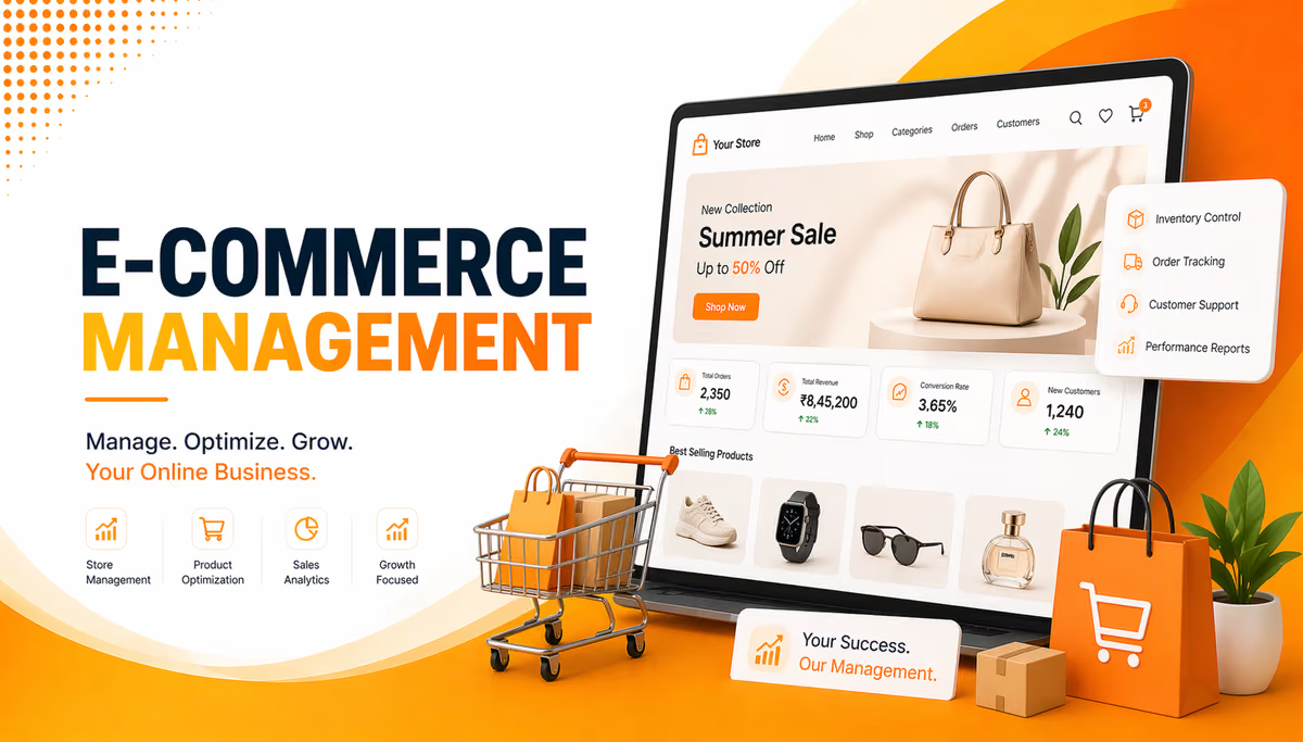 E-Commerce Website Design, SEO & Ads for Retail Businesses industry digital project